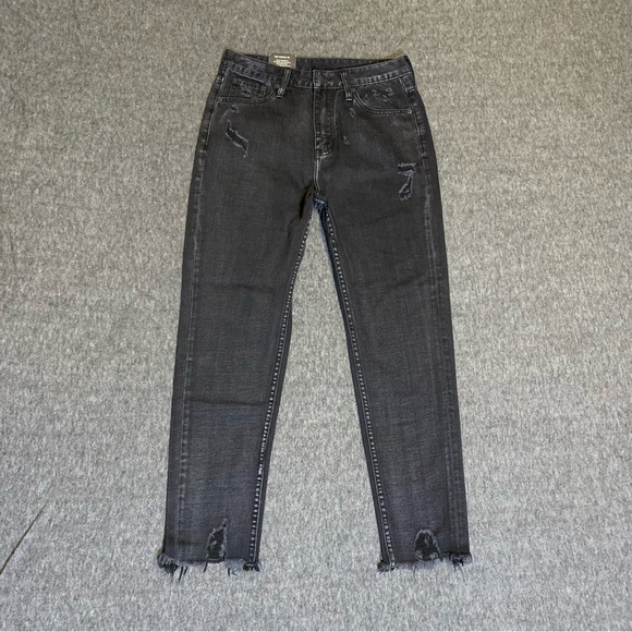 The People Vs. Denim - The People VS Black Washed Distressed Jeans
